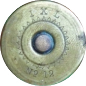 Headstamp shotgun identification shell P.C.C On